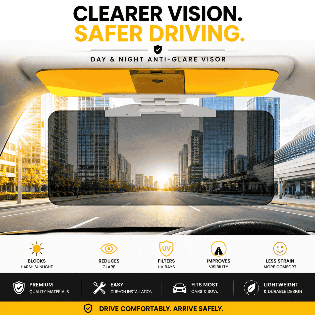 VisionGuard HD Day & Night Visor