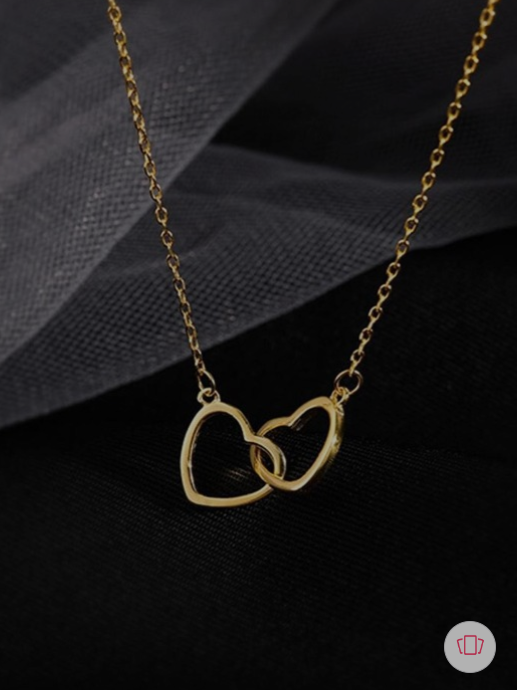 Double Heart Necklace