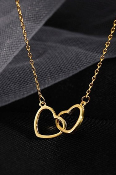 Double Heart Necklace