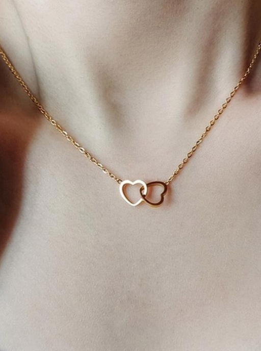 Double Heart Necklace